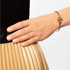 *SOLD*New in box! Tory Burch Eleanor Pave Hinge Cuff Bracelet